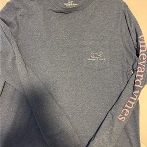 Vineyard Vines Heather Blue Tee